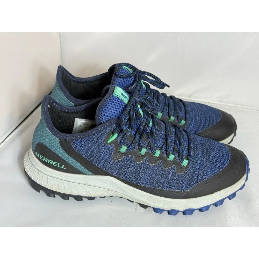 Merrell Bravada Hiking Shoes Women's 9 Storm Canal Blue Walking Trail #J033642